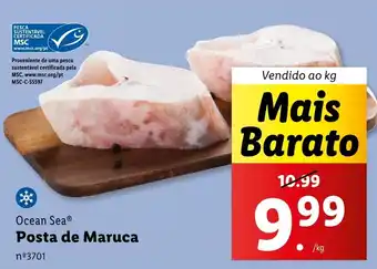 Lidl Ocean Sea Posta de Maruca Vendido ao kg promoção