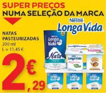 E.Leclerc NATAS PASTEURIZADAS 200ml promoção