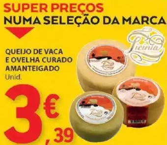 E.Leclerc QUEIJO DE VACA E OVELHA CURADO AMANTEIGADO promoção