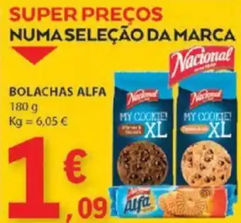 E.Leclerc BOLACHAS ALFA 180g promoção