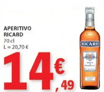 E.Leclerc APERITIVO RICARD 70 cl promoção