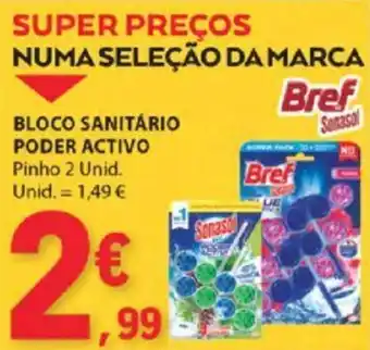 E.Leclerc BLOCO SANITÁRIO PODER ACTIVO Pinho 2 Unid. promoção