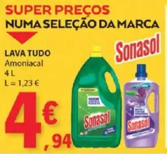 E.Leclerc LAVA TUDO Amoniacal 4L promoção