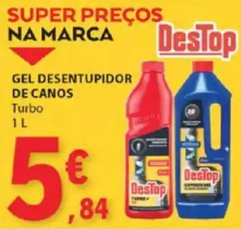 E.Leclerc GEL DESENTUPIDOR DE CANOS Turbo 1L promoção