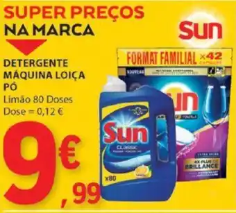 E.Leclerc DETERGENTE MÁQUINA LOIÇA PÓ Limão 80 Doses promoção