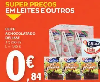 E.Leclerc LEITE ACHOCOLATADO DÉLISSE 3x200ml promoção