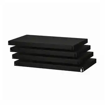 IKEA Bror Prateleira, preto, 84x54 cm promoção