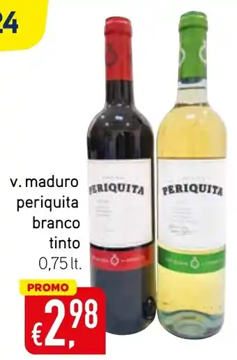 Bolama V.maduro periquita branco tinto 0.75lt promoção