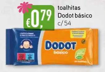 Bolama Toalhitas Dodot básico c/54 promoção