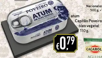 Bolama atum Capitão Poveiro óleo vegetal 110g promoção