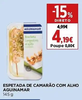 Supercor ESPETADA DE CAMARÃO COM ALHO AGUINAMAR 145 g promoção