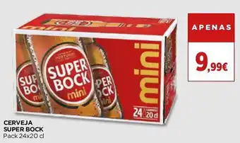 CERVEJA SUPER BOCK Pack 24x20 cl