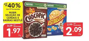 Minipreço NUMA SELEÇÃO DE CEREAIS E BARRAS NESTLÉ promoção