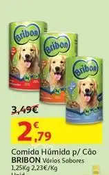 Auchan Bribon - comida húmida p/ cão promoção