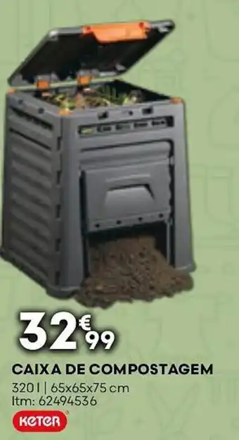 Bricomarché CAIXA DE COMPOSTAGEM promoção