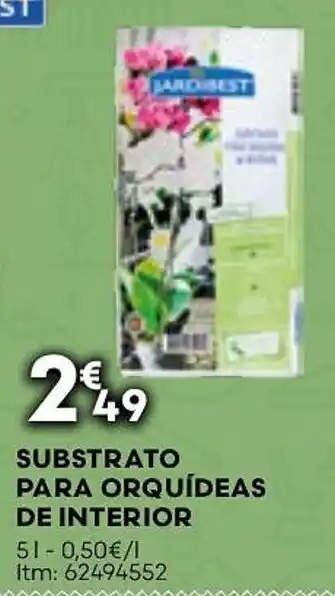 SUBSTRATO PARA ORQUÍDEAS DE INTERIOR