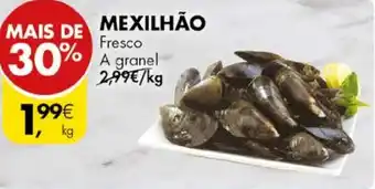 Pingo Doce MEXILHÃO Fresco A granel promoção