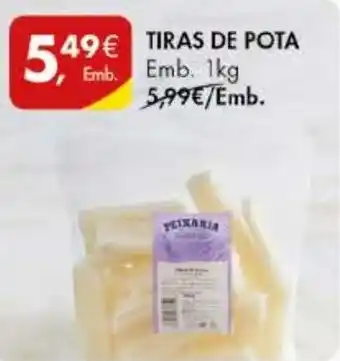 Pingo Doce TIRAS DE POTA emb. 1kg promoção