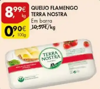 Pingo Doce QUEIJO FLAMENGO TERRA NOSTRA Em barra promoção