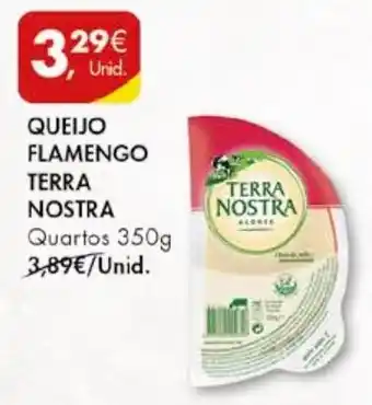 Pingo Doce QUEIJO FLAMENGO TERRA NOSTRA Quartos 350g promoção