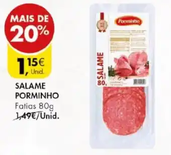 Pingo Doce SALAME PORMINHO Fatias 80g promoção