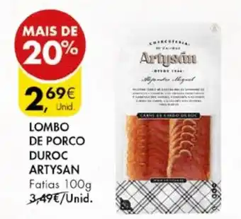 Pingo Doce LOMBO DE PORCO DUROC ARTYSAN Fatias 100g promoção