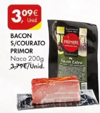 Pingo Doce BACON S/COURATO PRIMOR Naco 200g promoção