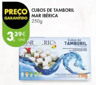 Pingo Doce CUBOS DE TAMBORIL MAR IBÉRICA 250G promoção