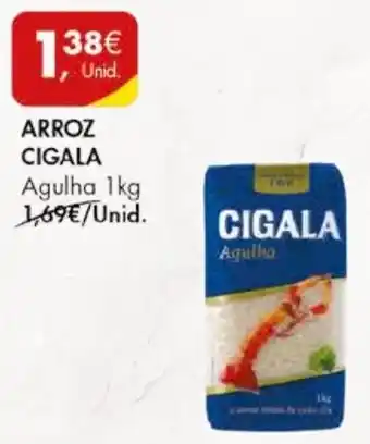 Pingo Doce ARROZ CIGALA Agulha 1kg promoção