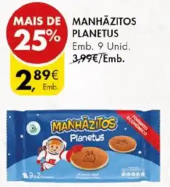 Pingo Doce MANHÃZITOS PLANETUS emb. 9 unid promoção