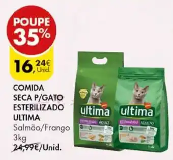 Pingo Doce COMIDA SECA P/GATO ESTERILIZADO ULTIMA 3kg promoção