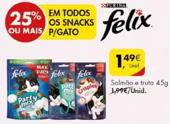 Pingo Doce Felix Salmão e truta 45g promoção