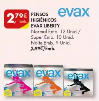 Pingo Doce PENSOS HIGIÉNICOS EVAX LIBERTY promoção