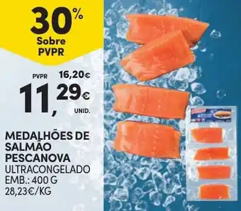 Continente MEDALHÕES DE SALMAO PESCANOVA ULTRACONGELADO EMB.: 400 G promoção