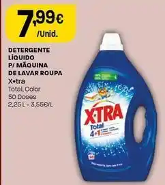 Intermarché X-tra - detergente líquido p/ maquina de lavar roupa promoção