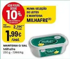 Intermarché Milhafre - manteiga c/sal promoção