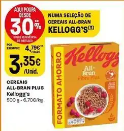 Intermarché Kellogg's - cereais all-bran plus promoção