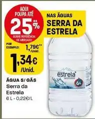 Intermarché Serra da estrela - água s/ gas promoção