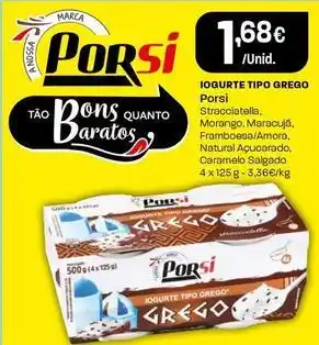 Intermarché Porsi - iogurte tipo grego promoção