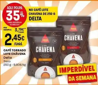 Intermarché Delta - café torrado lote chavena promoção