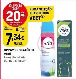 Intermarché Veet - spray depilatorio promoção