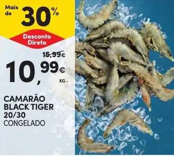 Continente CAMARÃO BLACK TIGER 20/30 CONGELADO promoção