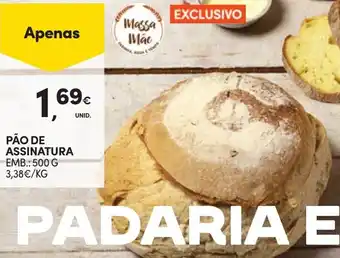 Continente PÃO DE ASSINATURA EMB.: 500 G promoção