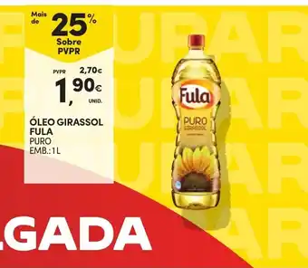 Continente ÓLEO GIRASSOL FULA PURO EMB.: 1L promoção