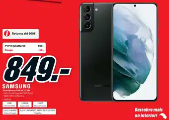 MediaMarkt Samsung Smartphone Galaxy S21+ promoção