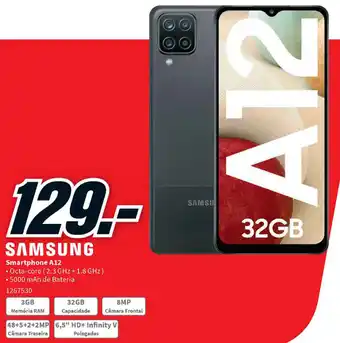 MediaMarkt Samsung Smartphone Galaxy A12 32GB promoção