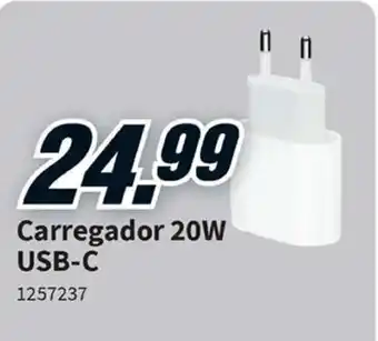 MediaMarkt Carregador 20W USB-C promoção
