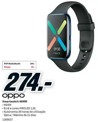 MediaMarkt Oppo Smartwatch 46mm promoção