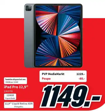 MediaMarkt iPad Pro 12,9" promoção