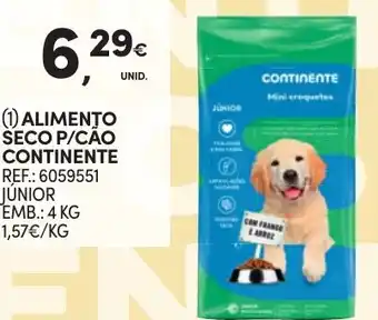 Continente ALIMENTO SECO P/CAO CONTINENTE promoção